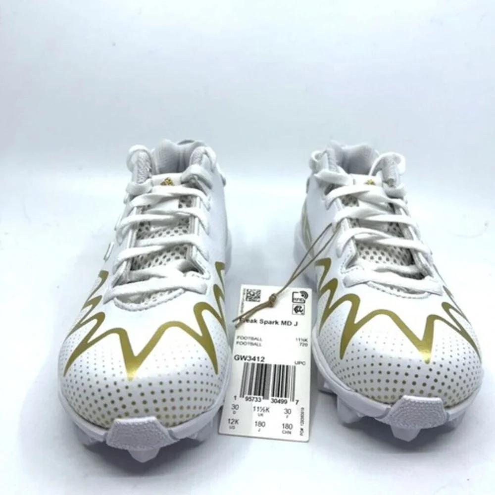 Adidas Freak Football Cleats Shoes White Spark GW3412 Low Top 12 K 6006001‎ New